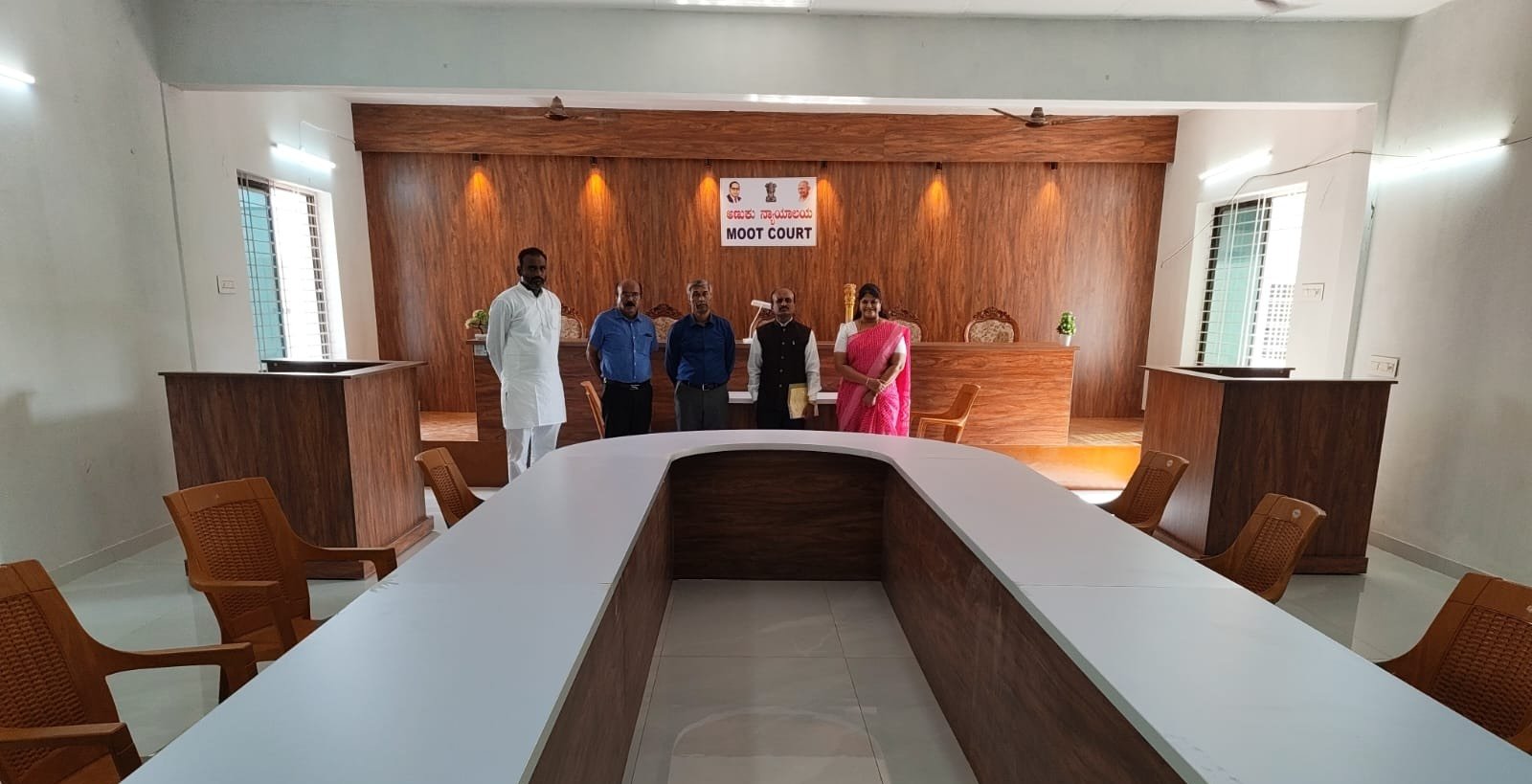 Moot court hall at Swamy Vivekananda College of Law